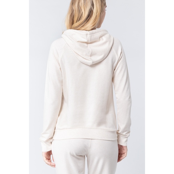 French Terry Pullover Hoodie - Picture 3 of 4